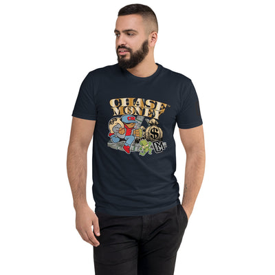 Chase Money Mens' "Money Bags" Short Sleeve Fitted Tee