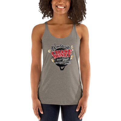 Chase Money Ladies "Worldwide" Racerback Tank