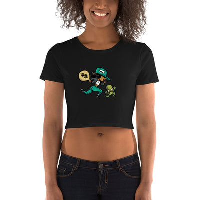 Chase Money "Running Girl "Women’s Crop Tee