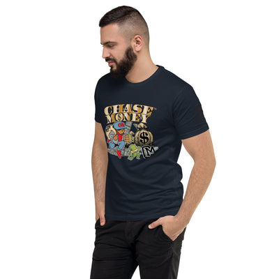 Chase Money Mens' "Money Bags" Short Sleeve Fitted Tee