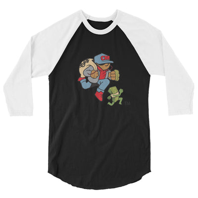 Chase Money "Running Man" 3/4 sleeve raglan shirt