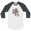 Chase Money "Running Man" 3/4 sleeve raglan shirt