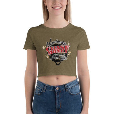 Chase Money  "Worldwide" Women’s Crop Tee