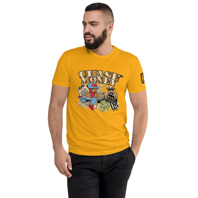 Chase Money Mens' "Money Bags" Short Sleeve Fitted Tee