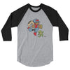 Chase Money "Running Man" 3/4 sleeve raglan shirt