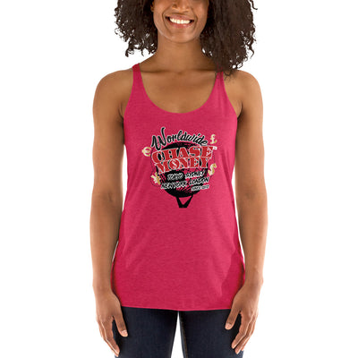 Chase Money Ladies "Worldwide" Racerback Tank